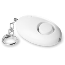 Portachiavi con allarme con led incluso colore bianco