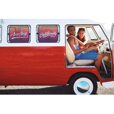 Set di 2 tendine parasole per auto con 2 ventose colore nero