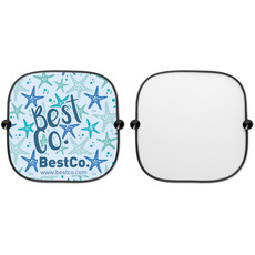 Set di 2 tendine parasole per auto con 2 ventose colore nero