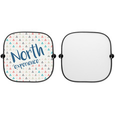 Set di 2 tendine parasole per auto con 2 ventose colore nero