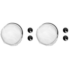 Set di 2 tendine parasole per auto con 2 ventose colore nero