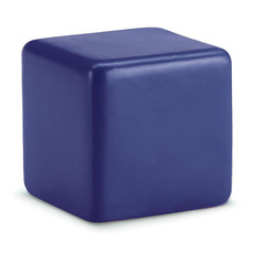 Antistress a forma di cubo in PU colore blu MO7659-04