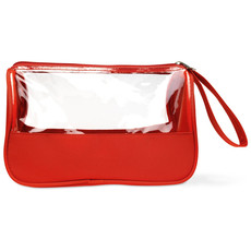 Beauty case in microfibra colore rosso MO8334-05