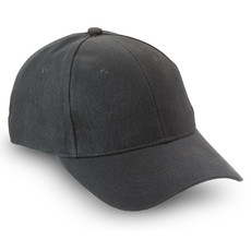 Cappello 6 segmenti con chiusura in fibra di metallo colore nero KC1464-03