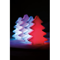 Albero di Natale con luce che cambia colori con batterie colore bianco