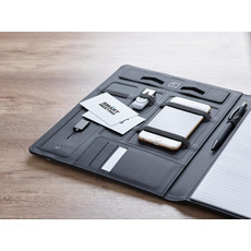 Blocco A4 con powerbank da 4000 mAh colore nero