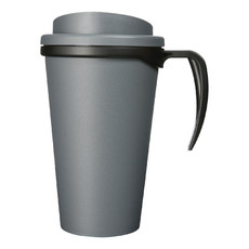 Tazza termica Americano® grande da 350 ml - colore Grigio/Nero