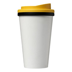 Tazza termica Brite-Americano® grande da 350 ml - colore Nero/Giallo