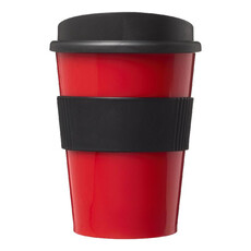 Tazza Americano® medio da 300 ml con grip - colore Rosso/Nero