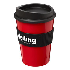 Tazza Americano® medio da 300 ml con grip - colore Rosso/Nero