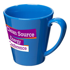 Tazza 350 ml in plastica durevole - colore Blu