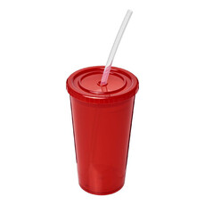 Bicchiere termico a doppia parete - colore Rosso