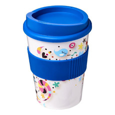 Tazza Brite-Americano® Medio da 300 ml con grip - colore Mid Blu