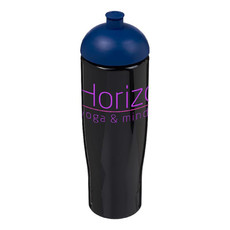 Borraccia sportiva H2O Tempo® a parete singola - colore Nero/Blu