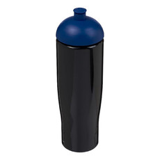 Borraccia sportiva H2O Tempo® a parete singola - colore Nero/Blu