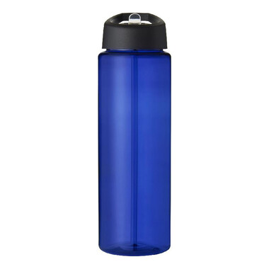 Borraccia sportiva H2O Vibe a parete singola - colore Blu/Nero