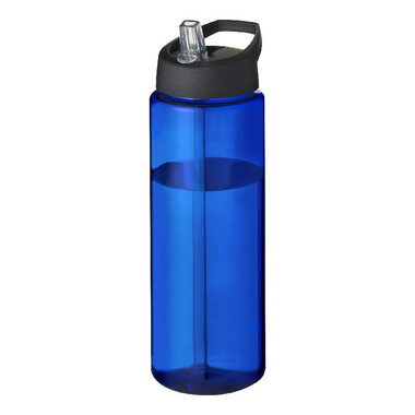 Borraccia sportiva H2O Vibe a parete singola - colore Blu/Nero