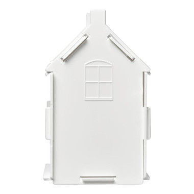 Salvadanaio a forma di casa - colore Bianco