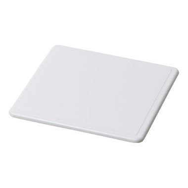 Sottobicchiere quadrato in plastica - colore Bianco