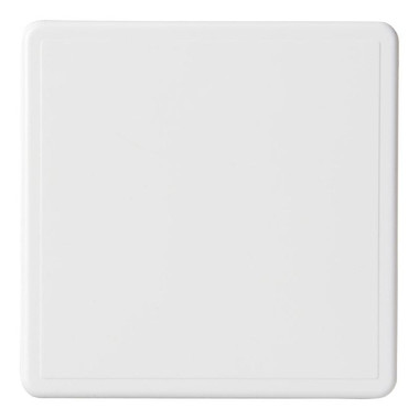 Sottobicchiere quadrato in plastica - colore Bianco
