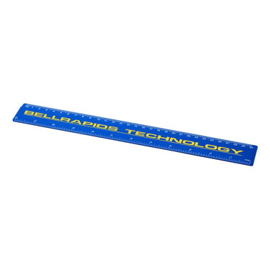 Righello cm 30 in plastica rigida - colore Blu