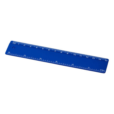 Righello cm 15 in plastica rigida - colore Blu