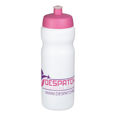 Borraccia sportiva Baseline® Plus da 650 ml - colore Bianco/Rosa