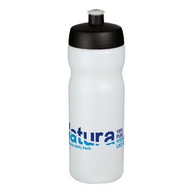 Borraccia sportiva Baseline® Plus da 650 ml - colore Trasparente/Nero