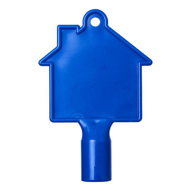 Chiave a forma di casa per contatori  - colore Blu