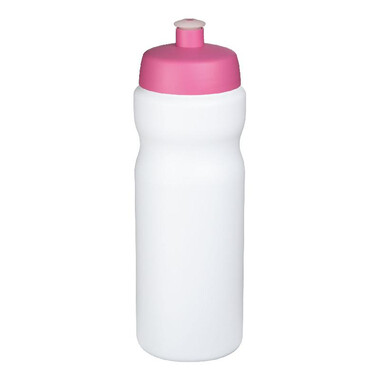 Borraccia sportiva Baseline® Plus da 650 ml - colore Bianco/Rosa