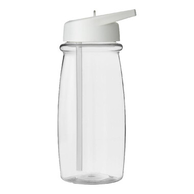 Borraccia sportiva H2O Pulse da 600 ml  - colore Trasparente/Bianco