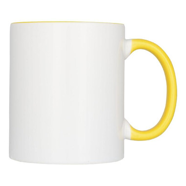 Tazza in ceramica colorata 330 ml - colore Giallo