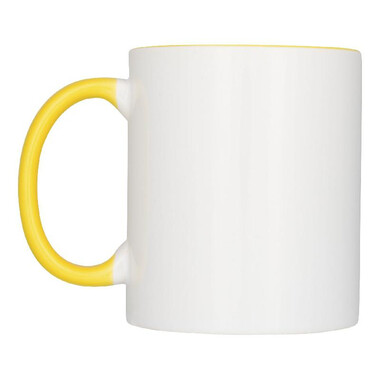 Tazza in ceramica colorata 330 ml - colore Giallo