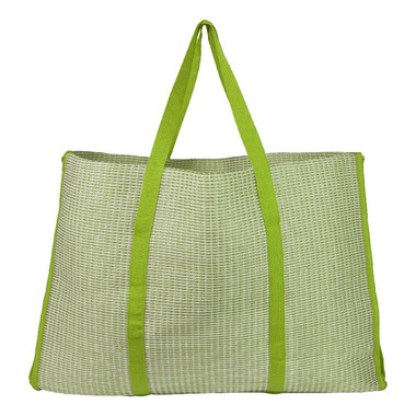 Shopper e stuoia da spiaggia pieghevole - colore Lime