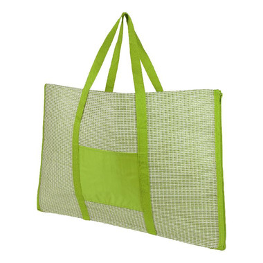 Shopper e stuoia da spiaggia pieghevole - colore Lime