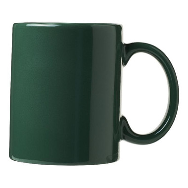 Set regalo di quattro tazze in ceramica da 330 ml - colore Verde