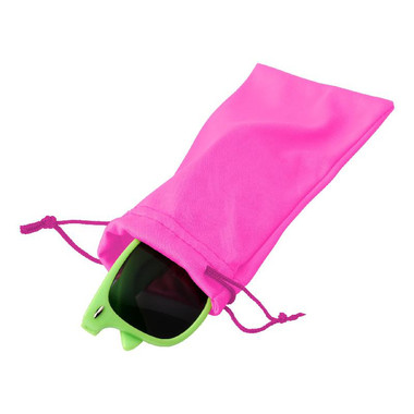 Sacchetto in microfibra per occhiali da sole - colore Rosa Fluo
