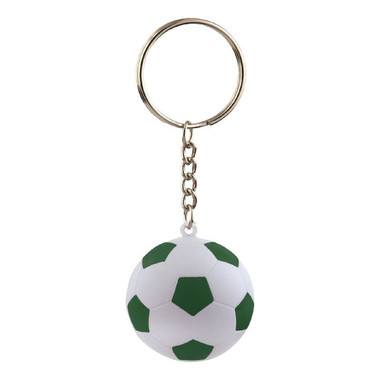 Portachiavi football - colore Bianco/Verde