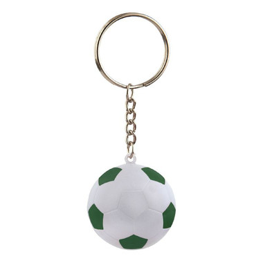 Portachiavi football - colore Bianco/Verde