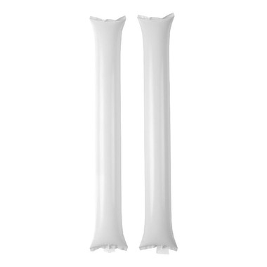 Coppia di bastoncini gonfiabili per tifo - colore Bianco