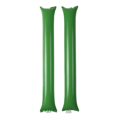 Coppia di bastoncini gonfiabili per tifo - colore Verde