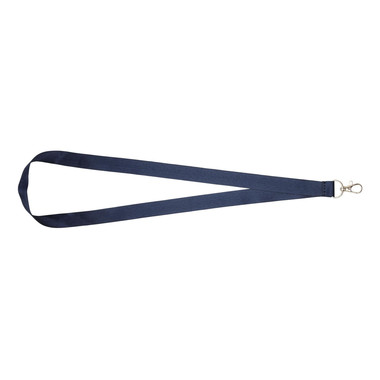 Lanyard con comodo gancio - colore Navy