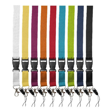 Lanyard porta cellulare  con fibbia rimovibile - colore Bianco