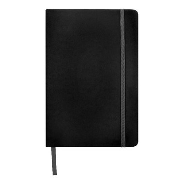 Blocco note A5 con pagine punteggiate - colore Nero