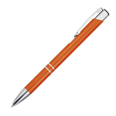 Penna a sfera a scatto Mandy - colore Arancio