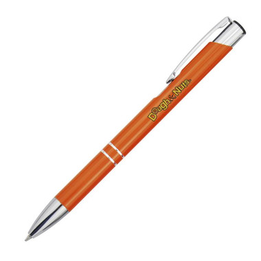 Penna a sfera a scatto Mandy - colore Arancio