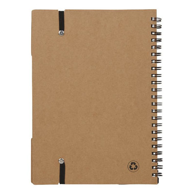 Block-notes in carta riciclata - colore Nero