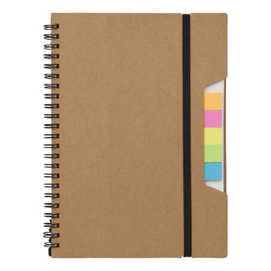 Block-notes in carta riciclata - colore Nero