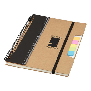 Block-notes in carta riciclata - colore Nero