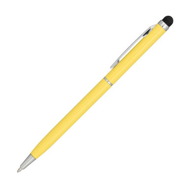 Penna a sfera con meccanismo a torsione - colore Giallo